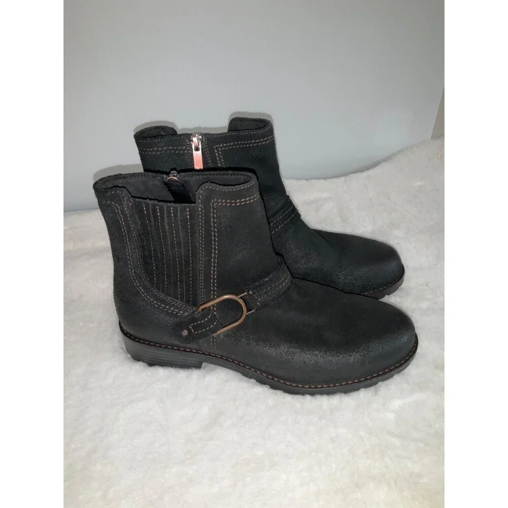 Clarks NEW Aspra Buckle Ankle Bootie (Women) size 8 - Picture 2 of 8